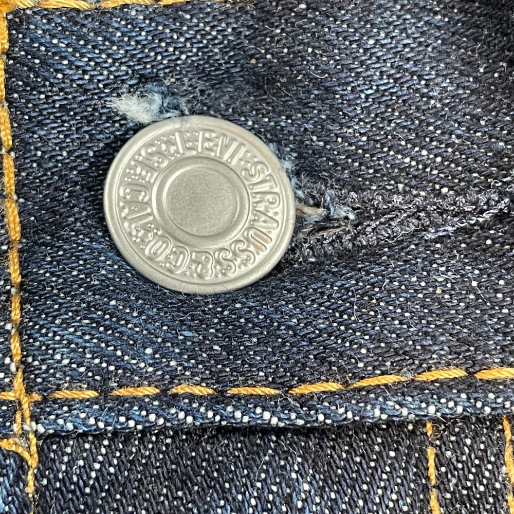 Levis 505 Regular Fit Straight Leg Jeans Mens 30x30 Dark‎ Indigo Blue Denim - Picture 5 of 7